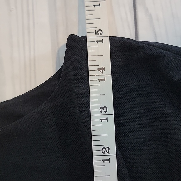 Kenneth Cole Reaction Top Sleeveless Faux Wrap - Black Womens Size S - Picture 8 of 10